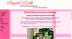 Desktop Screenshot of ingrid-reith.de